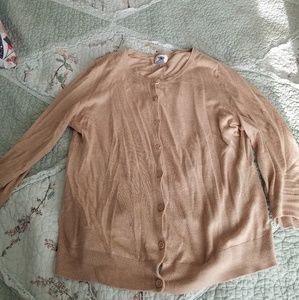 Tan cardigan
